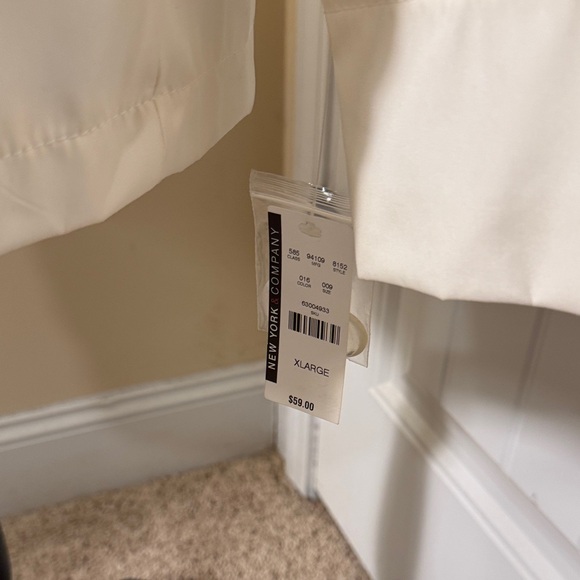 New York & Company Cream Peacoat NWT - Picture 4 of 8